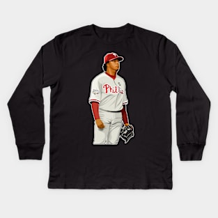 Pedro Martinez #45 Get Ready Kids Long Sleeve T-Shirt